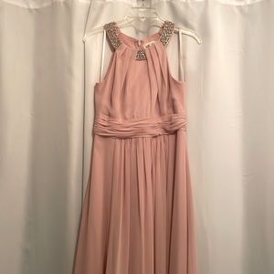 Eliza J Bedazzled Neck Dress